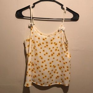 Sunflower tank top